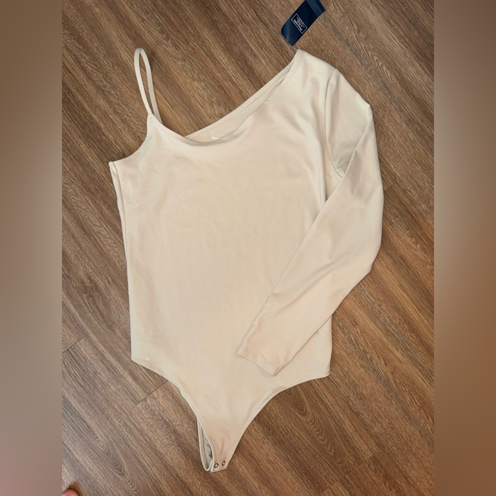 Abercrombie & Fitch Nude/Cream Bodysuit
